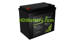 Batera de LiFePO4 PFS Energy 12.8V 60Ah | PFS-MK55-12V60Ah-C40