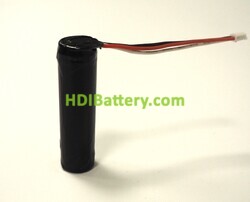 Batería de Litio 1S1P 18650 3.6V 2.6 Ah con PCB