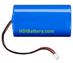 Batera de Litio 1S2P 18650 3.6V 5.2 Ah con PCB 