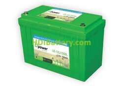 Batería de Litio con Bluetooth Upower Ecoline UE-12Li100BL 12V 100Ah