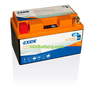 Batera de Litio-Ion para Moto de Agua Exide ELTZ10S 12V 230A 48Wh
