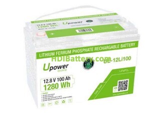 Batera de Litio Upower UE-12LI100 12.8V 100Ah