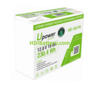 Batera de litio UPower UE-12LI18 12.8V 18Ah 