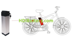 Batería de litio para bicicleta eléctrica 36V 9Ah + cargador y kit de montaje