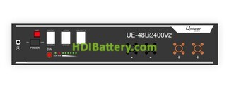 Batera de Litio UPower UE48Li2400-V2WH para Rack de 2400Wh a 48V
