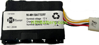 Batera de NimH para desfibrilador CU-ER1-CU-ER5 12V 4500mAh