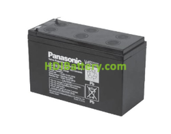 Batera de plomo 12V 7.2Ah F2 Panasonic LC-R127R2PG1