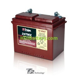 Batería de plomo ácido abierto Trojan 24TMX 12V 85Ah Ciclo profundo