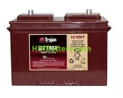 Batería de plomo ácido abierto Trojan 27TMX 12V 105Ah Ciclo profundo