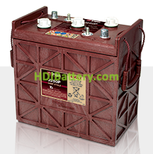 Batería de plomo ácido abierto Trojan J250P 6V 250Ah Ciclo profundo