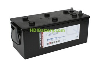 Batera de plomo cido Q-batteries 12TTB-175 12v 175Ah