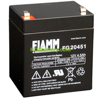 Batería de Plomo AGM 12 Voltios 4.5 Amperios FG20451 FIAMM