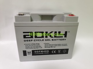 Batera para silla de ruedas 12V 40Ah Aokly Power 6-GFM-40G 
