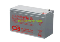 Batería de plomo AGM CSB HRL1234 F2 12V 9Ah