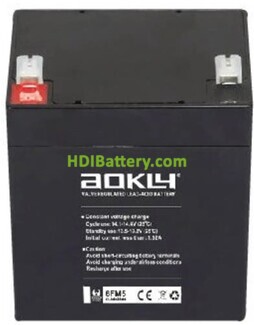 Batera para SAI-UPS 12V 5Ah Aokly Power 6FM5 