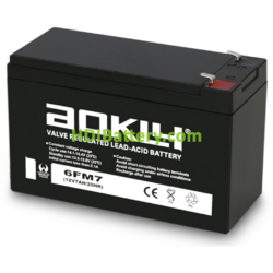 Batería para alarma 12V 7Ah Aokly Power 6FM7