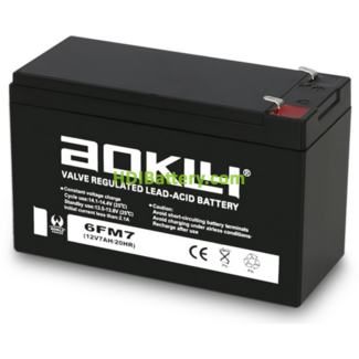 Bater�a para electromedicina 12V 7Ah Aokly Power 6FM7