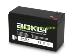 Batera para alarma 12V 7Ah Aokly Power 6FM7