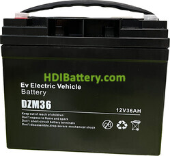 Batería de plomo AGM AOKLY POWER DZM36 12V 36Ah