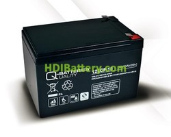 Batería de plomo AGM Q-batteries 12LCP-15 12V 15Ah 