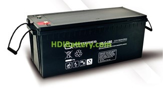 Batera de plomo AGM cclica 12v 193Ah 12LC-180 Q-Batteries