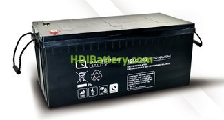Batera de plomo AGM cclica 12v 214Ah 12LC-200 Q-Batteries