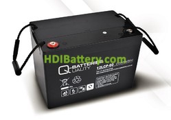 Batería de plomo AGM cíclica 12v 63Ah 12LCP-60 Q-Batteries