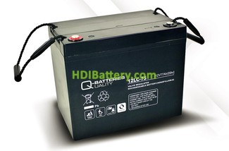 Batera solar agm 12v 77Ah 12LC-75 Q-Batteries