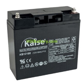 Batera de plomo AGM KAISE KB12180 12V 18Ah 