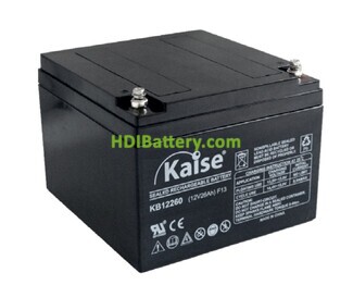 Batera de plomo AGM KAISE KB12260 12V 26Ah 