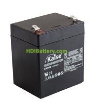 Batera de Plomo AGM Kaise KB1250F1 12V 5Ah