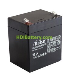 Batería de Plomo AGM Kaise KB1250F1 12V 5Ah