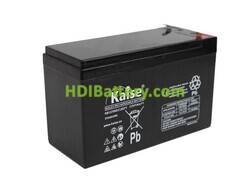 Batería de Plomo AGM Kaise KB1270SECURITY 12V 7Ah
