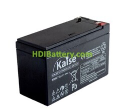 Batería de Plomo AGM Kaise KB1272F1 12V 7,2Ah