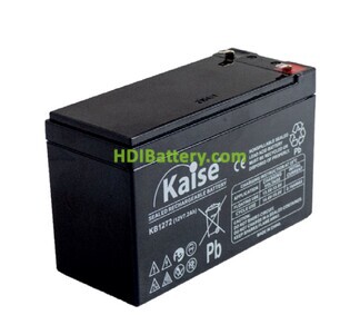 Batera de Plomo AGM Kaise KB1272F1 12V 7,2Ah