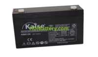 Batera de Plomo AGM Kaise KB6120 6V 12Ah