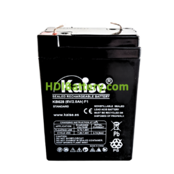 Batera de Plomo AGM Kaise KB628 6V 2,8Ah