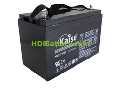 Batería de plomo AGM Kaise KBC121000 12V 100Ah C10