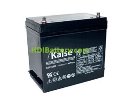 Batería de plomo AGM KAISE KBC12550 12V 55Ah