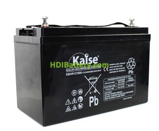 Batería de plomo AGM KAISE KBHR121000 12V 100Ah