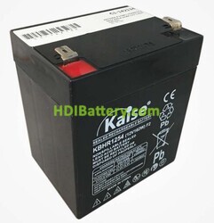 Batería de plomo AGM KAISE KBHR1254 12V 5.4Ah