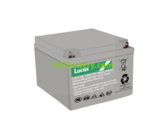 Batera de plomo AGM LUCAS LSLA26-12 I 12V 26Ah