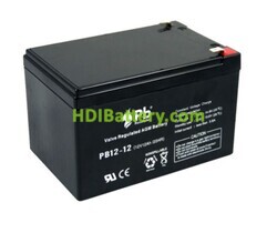 Batería de plomo AGM Premium Battery PB12-12 12V 12Ah