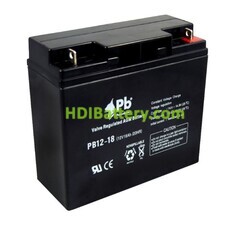 Batería de plomo AGM Premium Battery PB12-18 12V 18Ah
