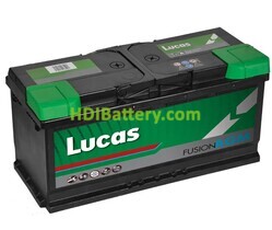 Batería de plomo AGM StartStop Lucas LF020 12V 105Ah 950A