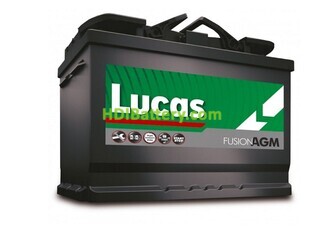 Batera de plomo AGM StartStop Lucas LF069 12V 75Ah 720A