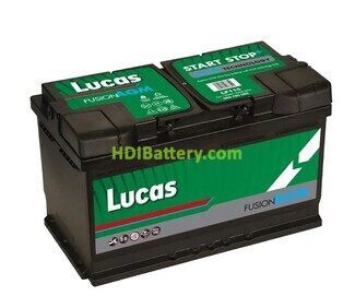 Batera de plomo AGM StartStop Lucas LF115 12V 80Ah 800A
