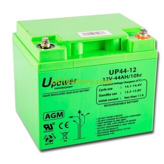 Batería de Plomo AGM U-Power UP44-12 12V 44Ah 