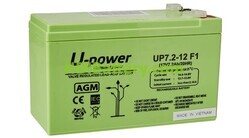 Batería de Plomo AGM U-power UP7.2-12F1 12V 7.2Ah 