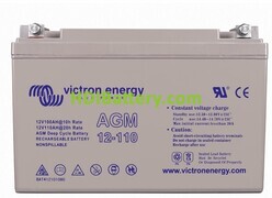 Batería de plomo AGM VICTRON Energy 12V 110Ah con terminales de inserción roscada